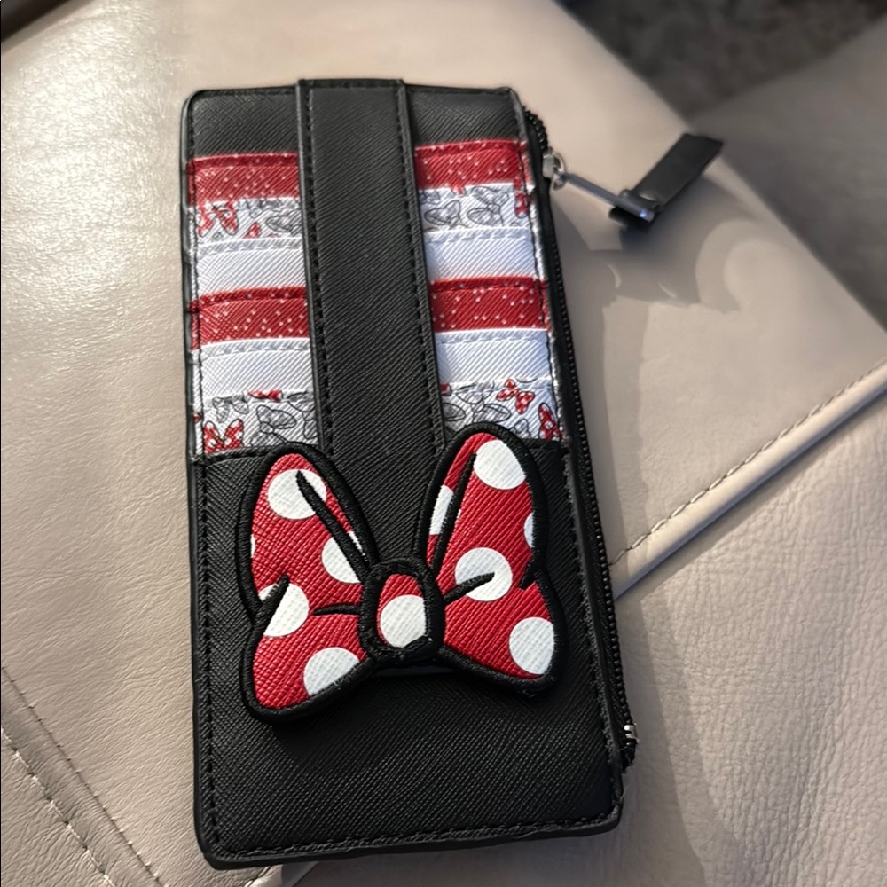 Black and Red Polka Dot Wallet